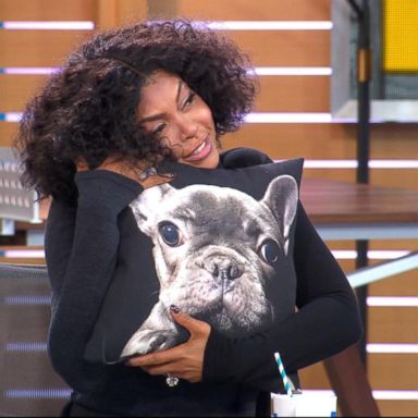 VIDEO: We gave Taraji P. Henson the most adorable pup-inspired gift! 