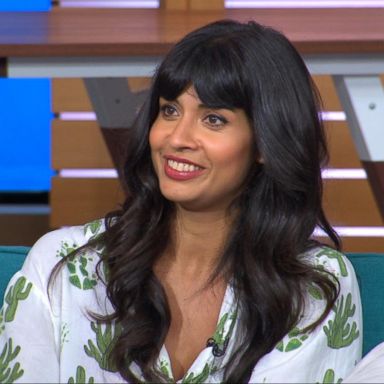 VIDEO: 'The Good Place' star Jameela Jamil reveals how she lost her tooth in on-set fall 