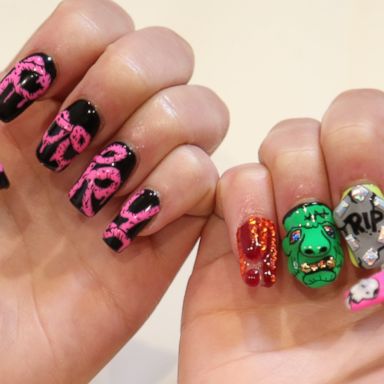 VIDEO: These spooky nails will get you in the Halloween spirit