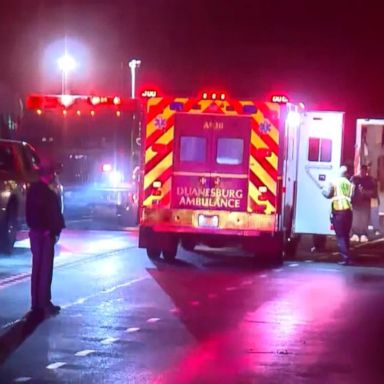 VIDEO: On the scene of the deadly limo crash that killed 20