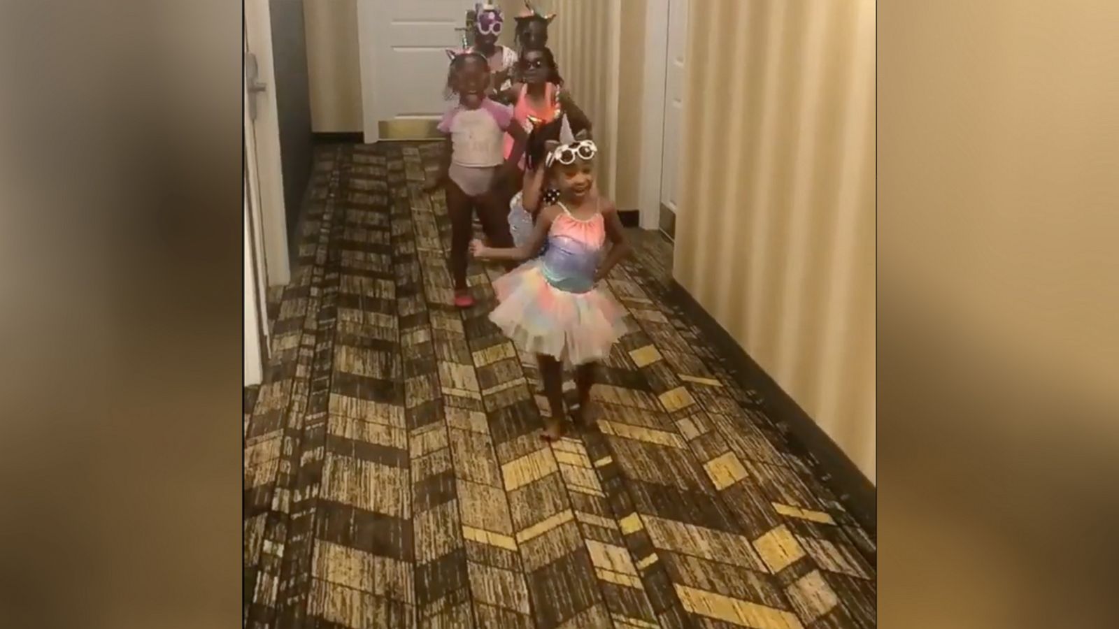 VIDEO: Little girls' song on the way to the pool is all you need to brighten your day