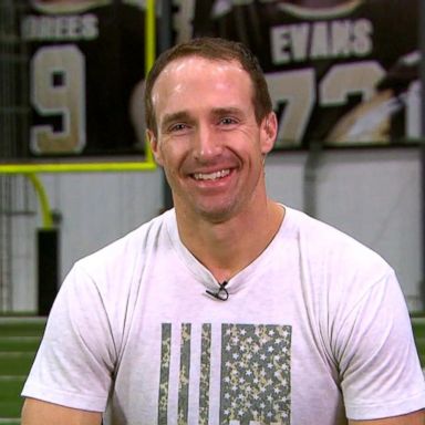 VIDEO: Drew Brees reacts to making NFL history