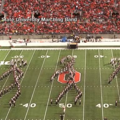 VIDEO: College football team really stepped up the halftime show's game