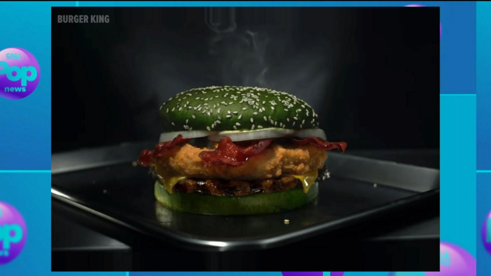 Burger King Debuts Nightmare Burger with Green Bun