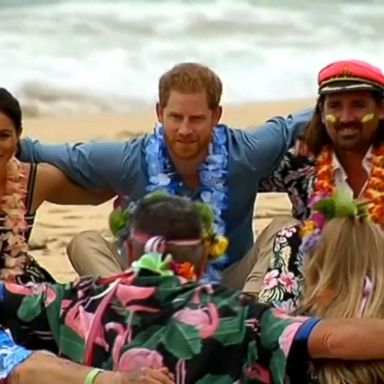 VIDEO: Prince Harry, Meghan Markle visit Bondi Beach for mental health awareness 