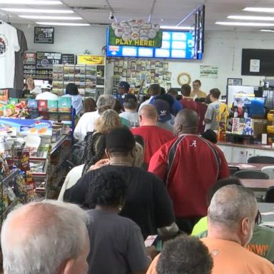 VIDEO: People rush out to buy lottery tickets for the now-$1.6 billion jackpot