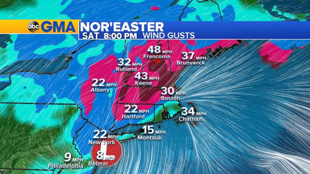 Video Major coastal storm batters the East Coast ABC News