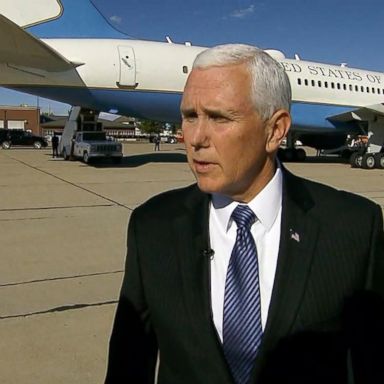 VIDEO: Pence says Trump bears no responsibility for inspiring alleged suspect