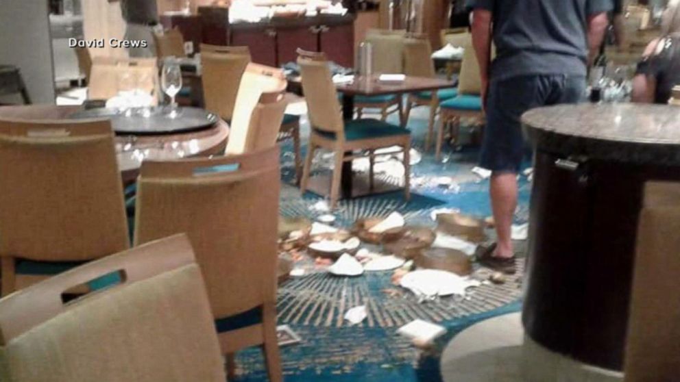 Passengers Detail Panic On Cruise Ship That Tilted To One Side