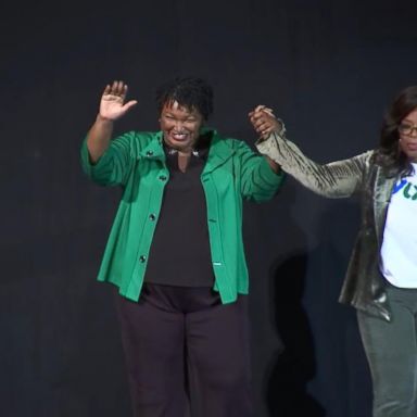 VIDEO: Oprah Winfrey knocks on doors in Georgia for Stacey Abrams