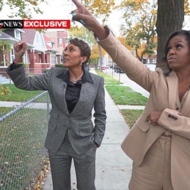 VIDEO: Michelle Obama talks to Robin Roberts for ABC special on her new memoir, 'Becoming'