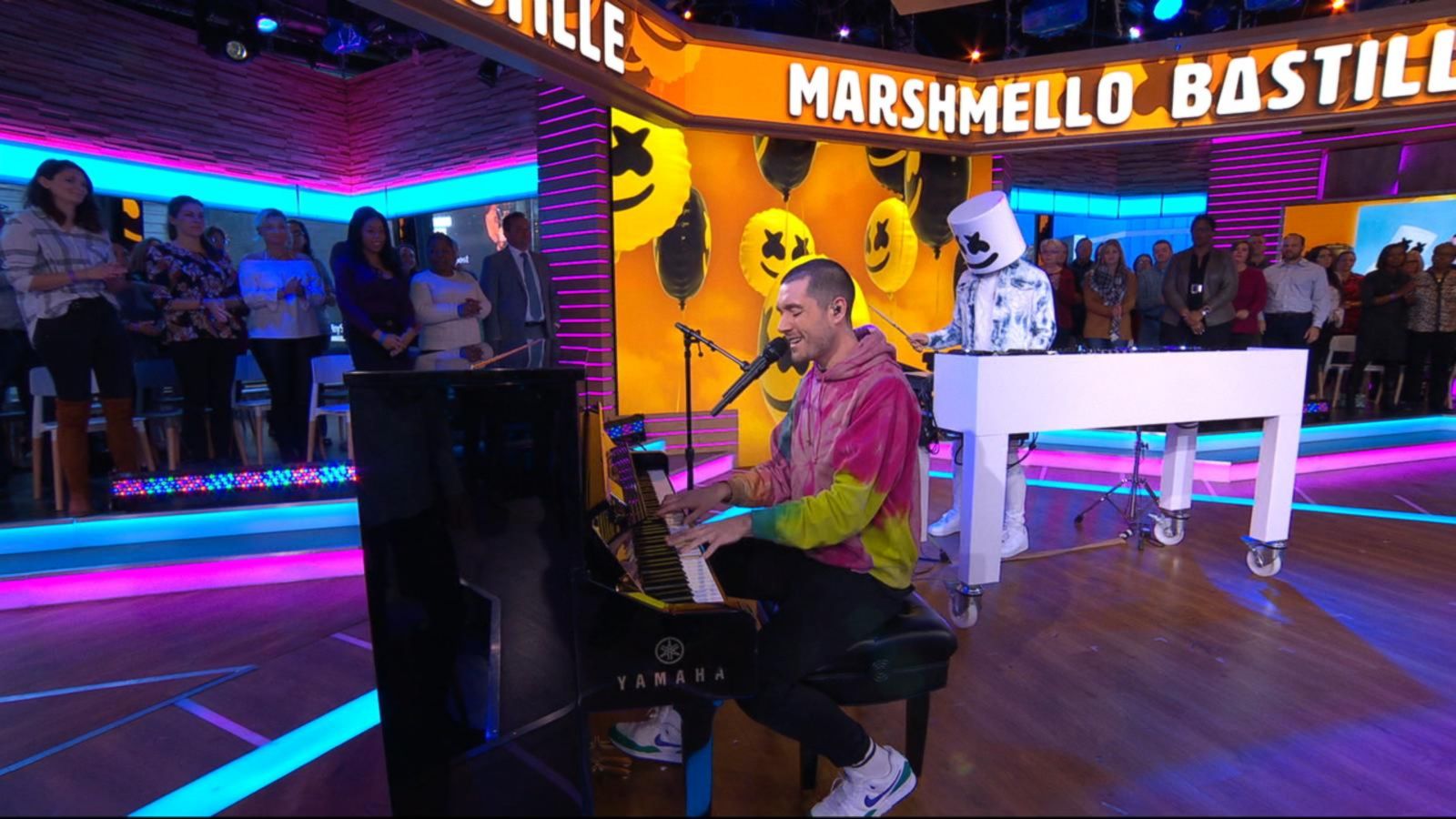 Marshmello And Bastille Perform Happier Live On Gma Good Morning America