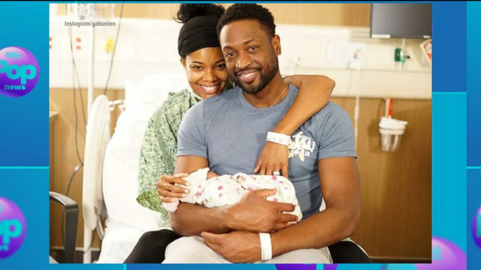 Gabrielle Union Dwyane Wade Welcome Miracle Baby Girl Video Abc News