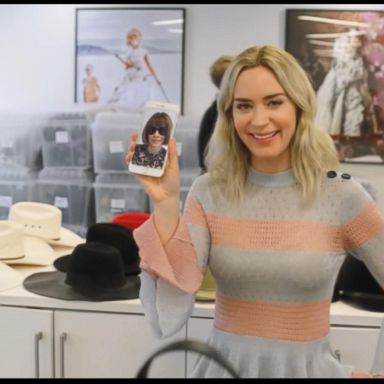 VIDEO: Emily Blunt took over Anna Wintour's office for Vogue's '73 Questions'