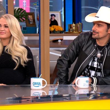 VIDEO: Carrie Underwood and Brad Paisley play a game of 'Country Grammar' on 'GMA Day'