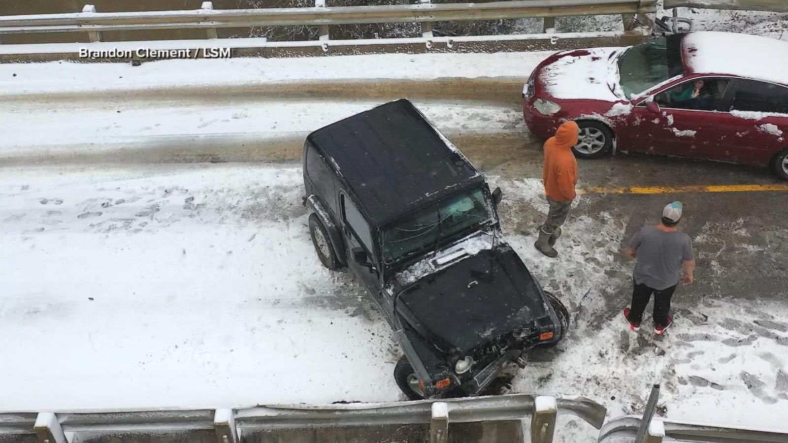 VIDEO: Wintry conditions leave 2 dead, 40 injured in bus crash