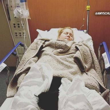 VIDEO: Amy Schumer hospitalized with hyperemesis during second trimester of pregnancy