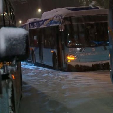 VIDEO: Winter storm creates dangerous commute along East Coast 