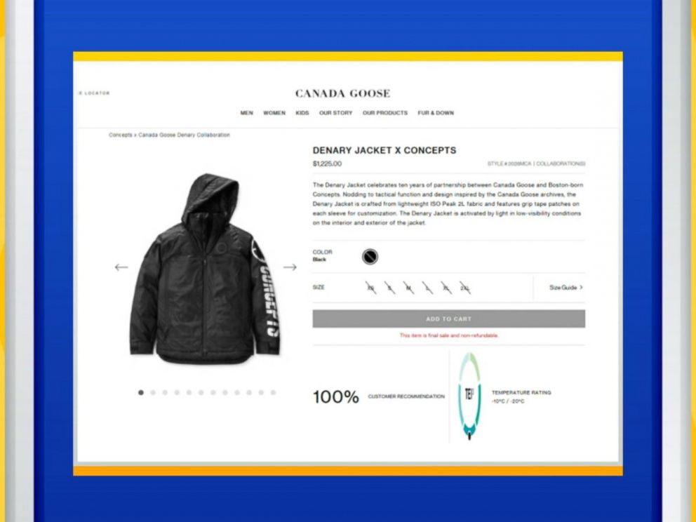canada goose and moncler banned
