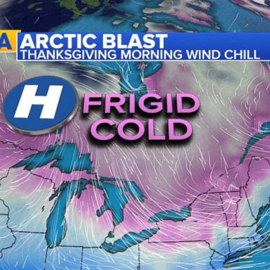 VIDEO: Historic cold forecast for Thanksgiving