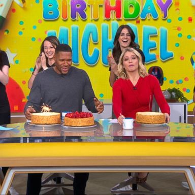 VIDEO: Don't miss how Sara Haines surprised Michael Strahan for his birthday