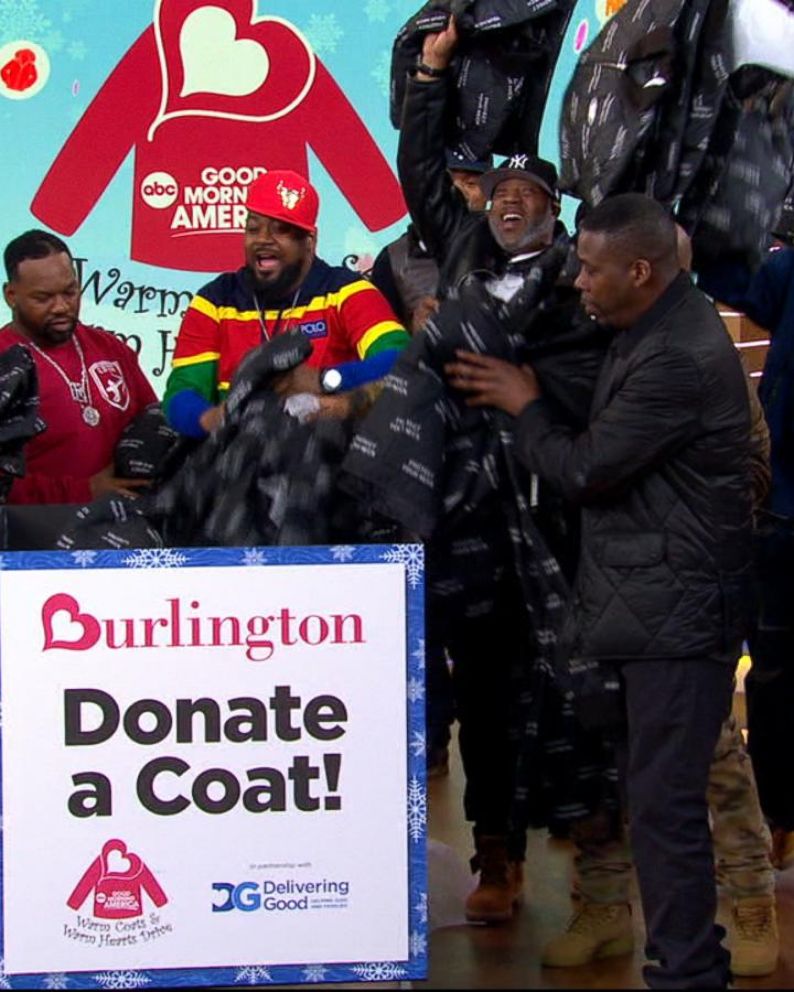 VIDEO: Wu Tang Clan donates coats to people in need