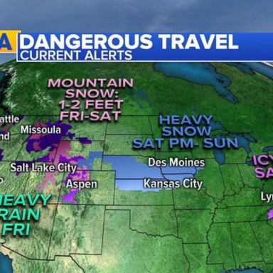 VIDEO: Record cold and snow heading into weekend travel