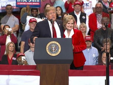 WATCH: Trump makes last-minute push for embattled Republican