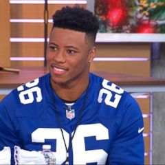 Video NY Giants player Saquon Barkley deemed 'Rookie of the Year' - ABC News