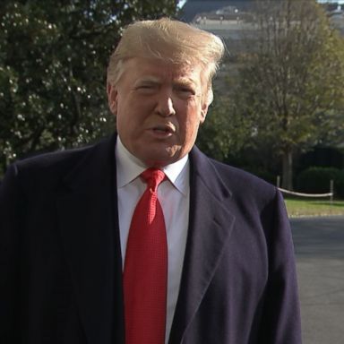 VIDEO: The president spoke after his former personal attorney appeared in federal court and entered a guilty plea for misstatements to Congress in closed-door testimony.