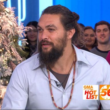 VIDEO: 'GMA' Hot List: Jason Momoa reacts to seeing himself as a wax sculpture