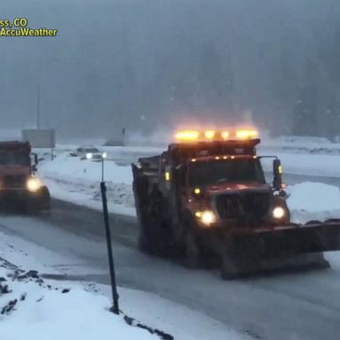 VIDEO: Dangerous storm on the move as rain, snow sweep the South