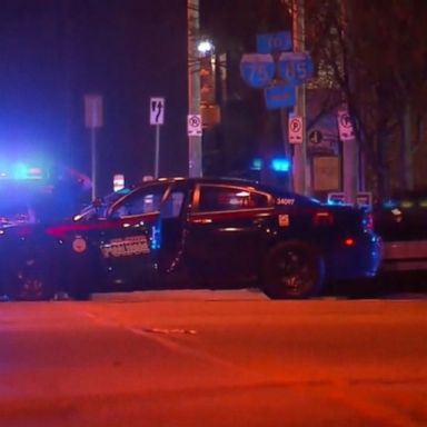 VIDEO: Police in Georgia are mourning the loss of an officer who was shot dead after a traffic stop turned into a foot chase Thursday night, authorities said.