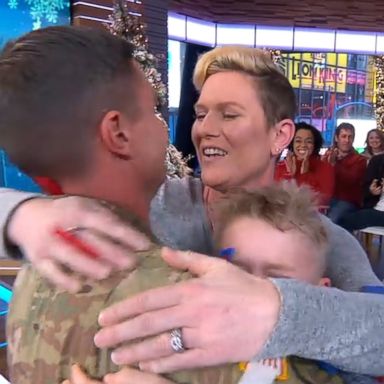 VIDEO: Family gets a surprise reunion from their military dad