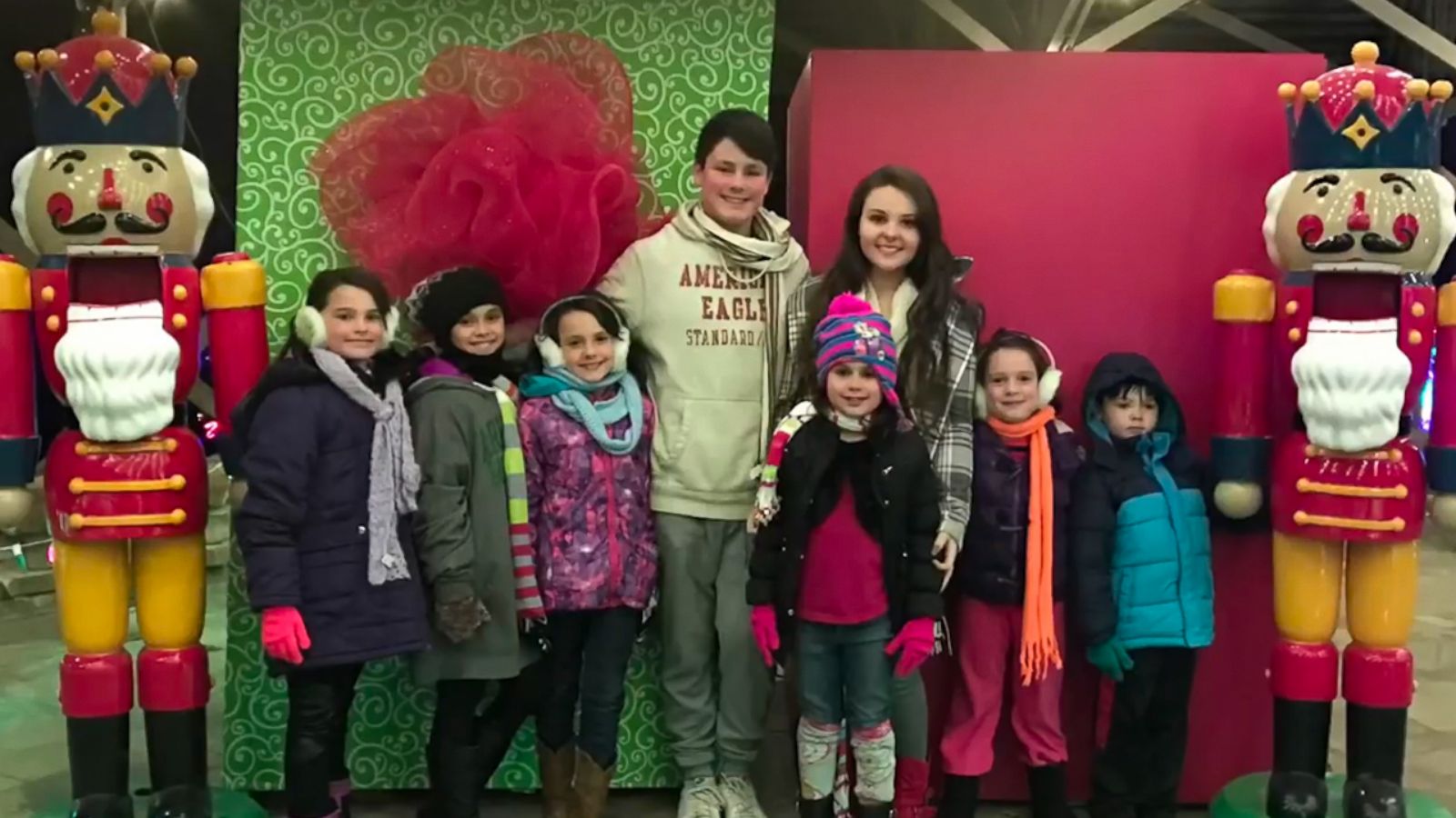 VIDEO: These 7 siblings were adopted together just in time for Christmas