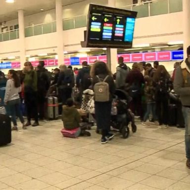 VIDEO: Gatwick airport closes twice after drones spotted over runway