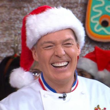 VIDEO: Celebrity chefs compete in Christmas cookie bake-off on 'GMA'