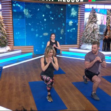 VIDEO: How to fight back against holiday weight gain with a 10-minute workout routine 