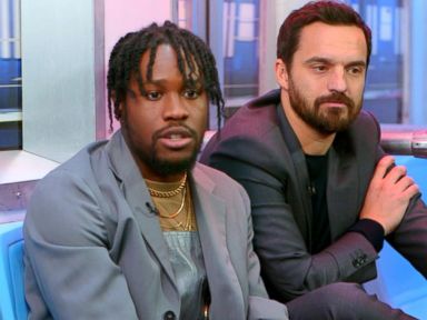 WATCH: Jake Johnson and Shameik Moore dish on 'Spider-Man: Into the Spider-Verse'