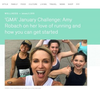 VIDEO: 'GMA' January Challenge: Amy Robach on her love of running and how to get started