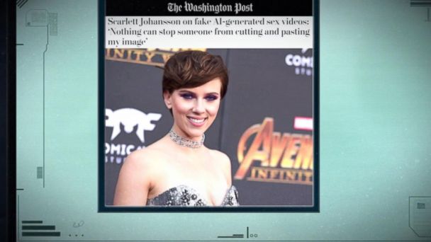 Sannilion Fack - Video Scarlett Johansson fights back against 'deep-fake' porn - ABC News