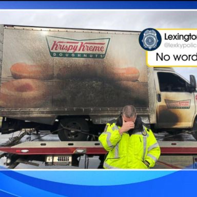 VIDEO: 'GMA Day' mourns with Kentucky police after Krispy Kreme donuts are lost in fire