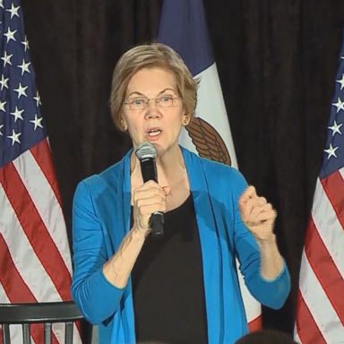 VIDEO: Elizabeth Warren kicks off first campaign event in Iowa