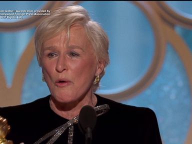 WATCH: Glenn Close honors, empowers women in Golden Globes speech