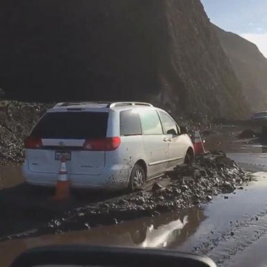 VIDEO: Torrential rain, winds and mudslides slam the West Coast