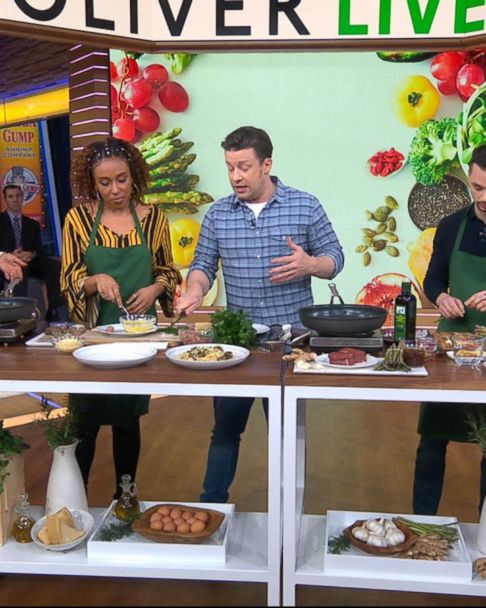 3 quick dinner ideas with 5 ingredients or fewer from chef Jamie Oliver - Good  Morning America