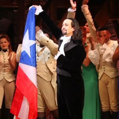 VIDEO: Lin-Manuel Miranda performs his Broadway smash hit 'Hamilton' in Puerto Rico