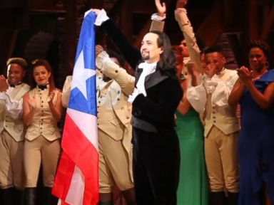 WATCH: Lin-Manuel Miranda performs his Broadway smash hit 'Hamilton' in Puerto Rico