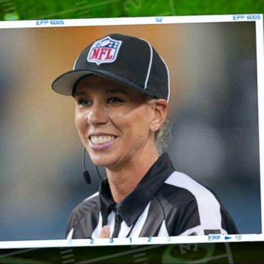 VIDEO: Sarah Thomas set to become the 1st woman to officiate an NFL playoff game