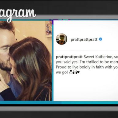 VIDEO: Chris Pratt announces engagement to Katherine Schwarzenegger on Instagram